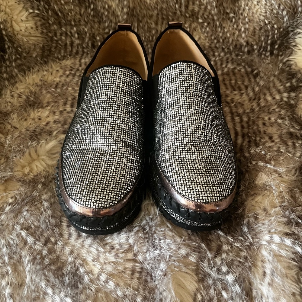 Silver Size 9 Loafers